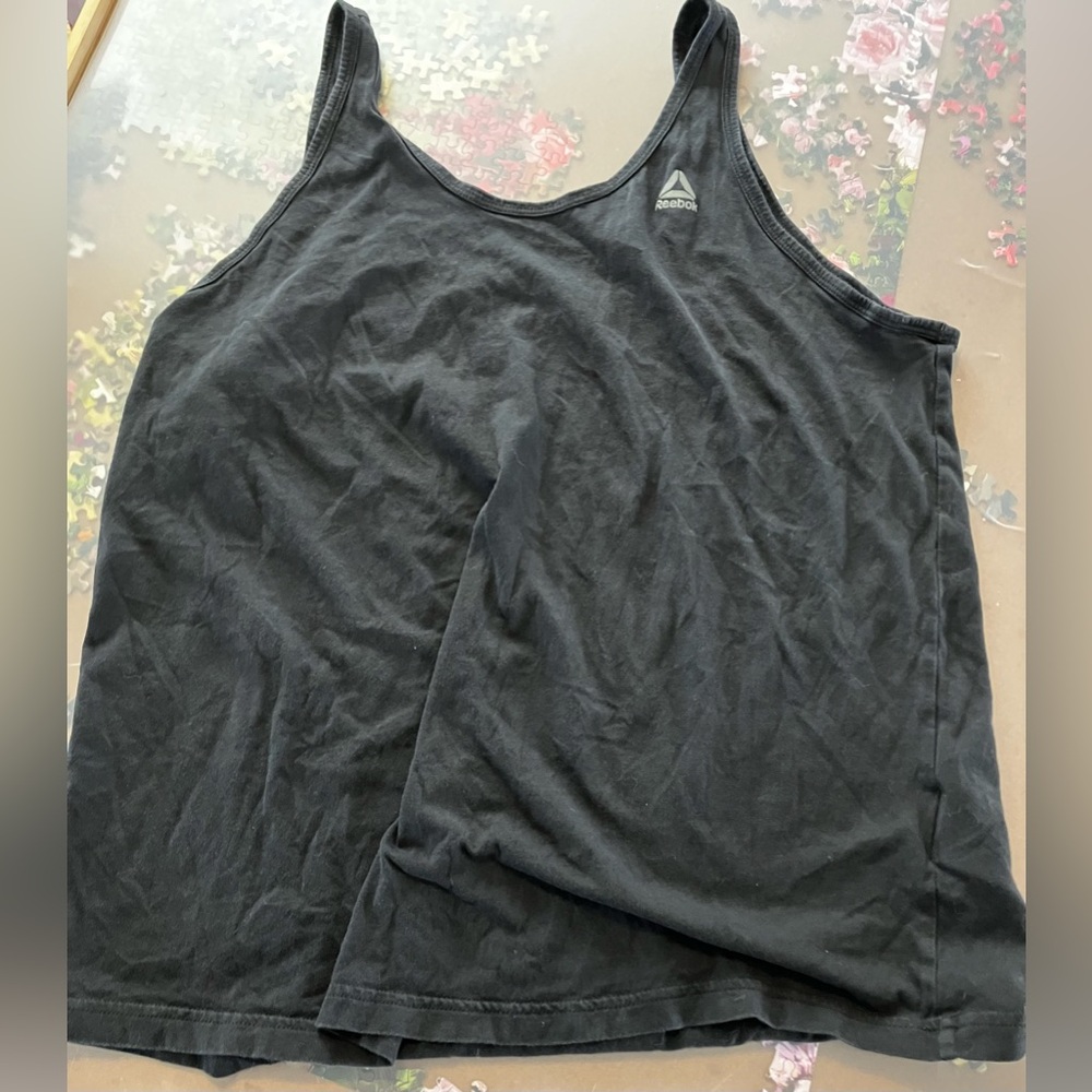 Black Reebok Tank Size L